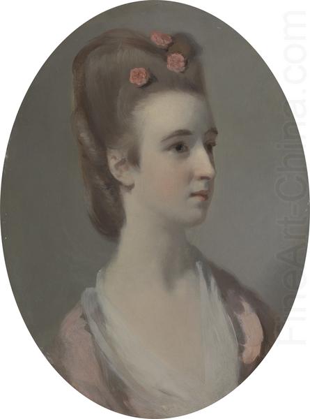 Henry Walton Portrait of a Woman, possibly Miss Nettlethorpe china oil painting image